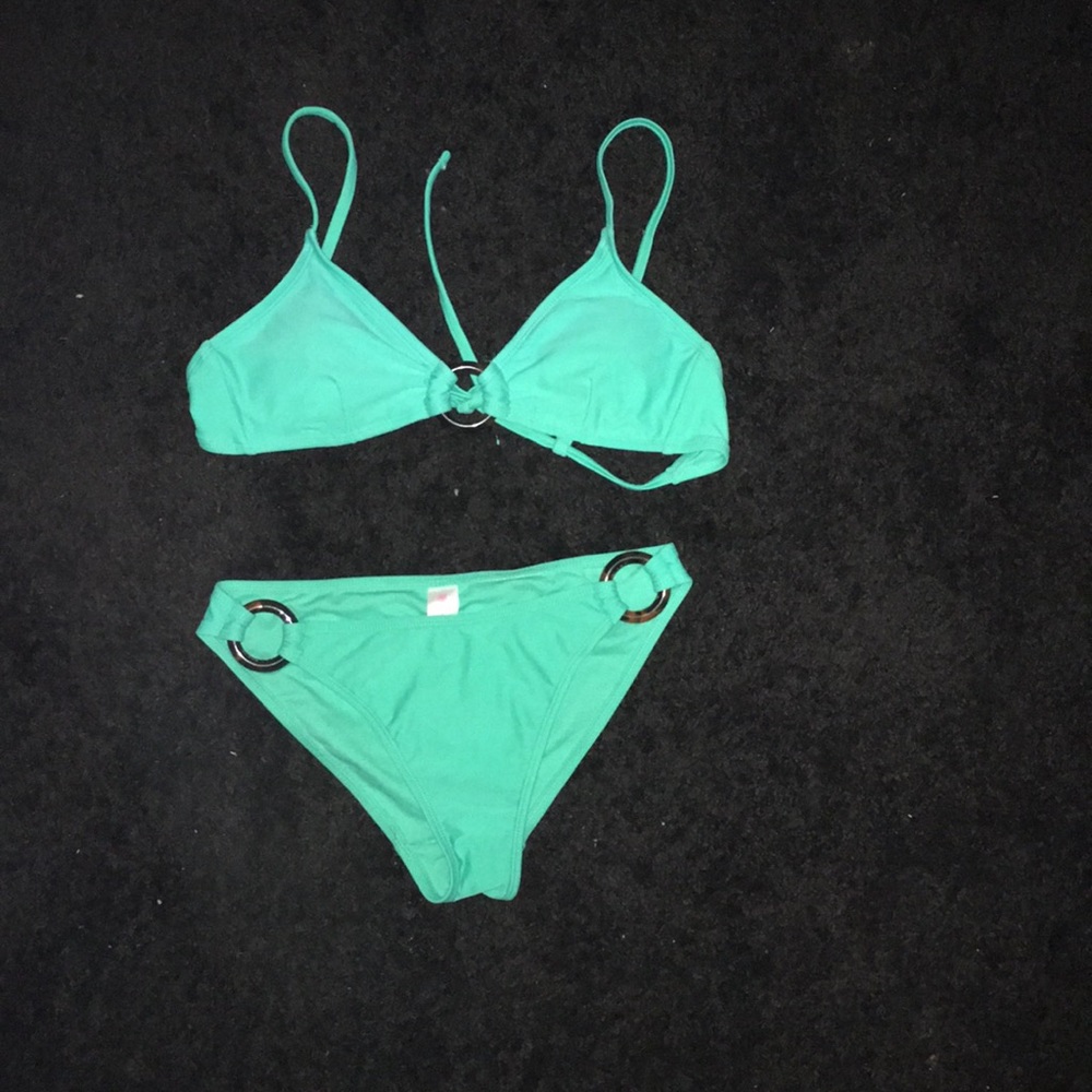 Ring bikini turquoise